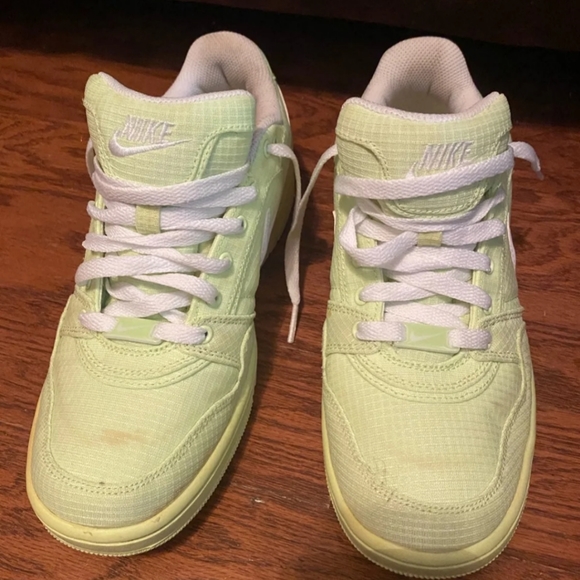 Neon yellow Womens nike air 1 - Picture 3 of 7